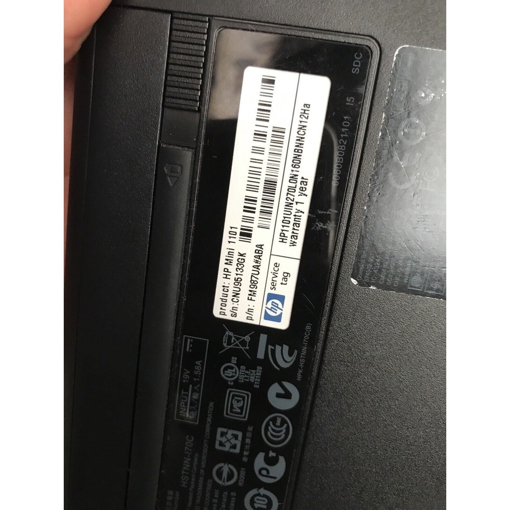 Hp Mini Model 1101 - Picture 4 of 8
